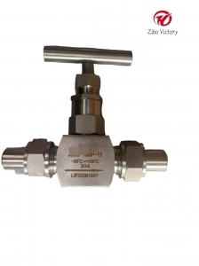 Welded needle valve for chemical engineering, metallurgy, and pharmaceuticals